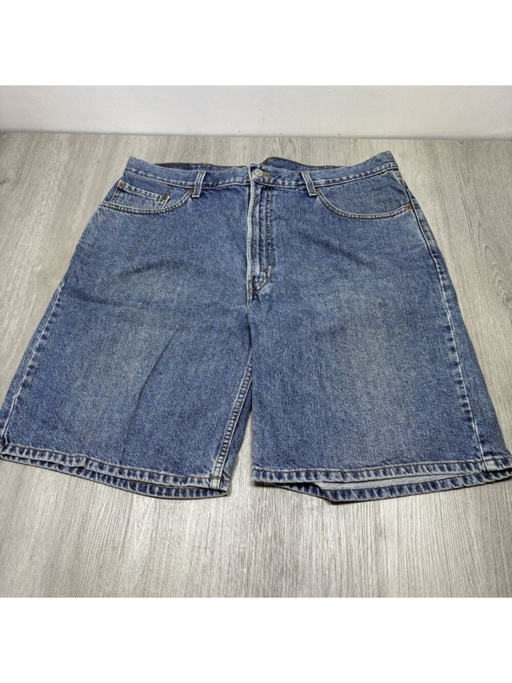 Levi’s 550 Men’s Denim Shorts W40 Relaxed Fit Blue Jean Shorts Y2K